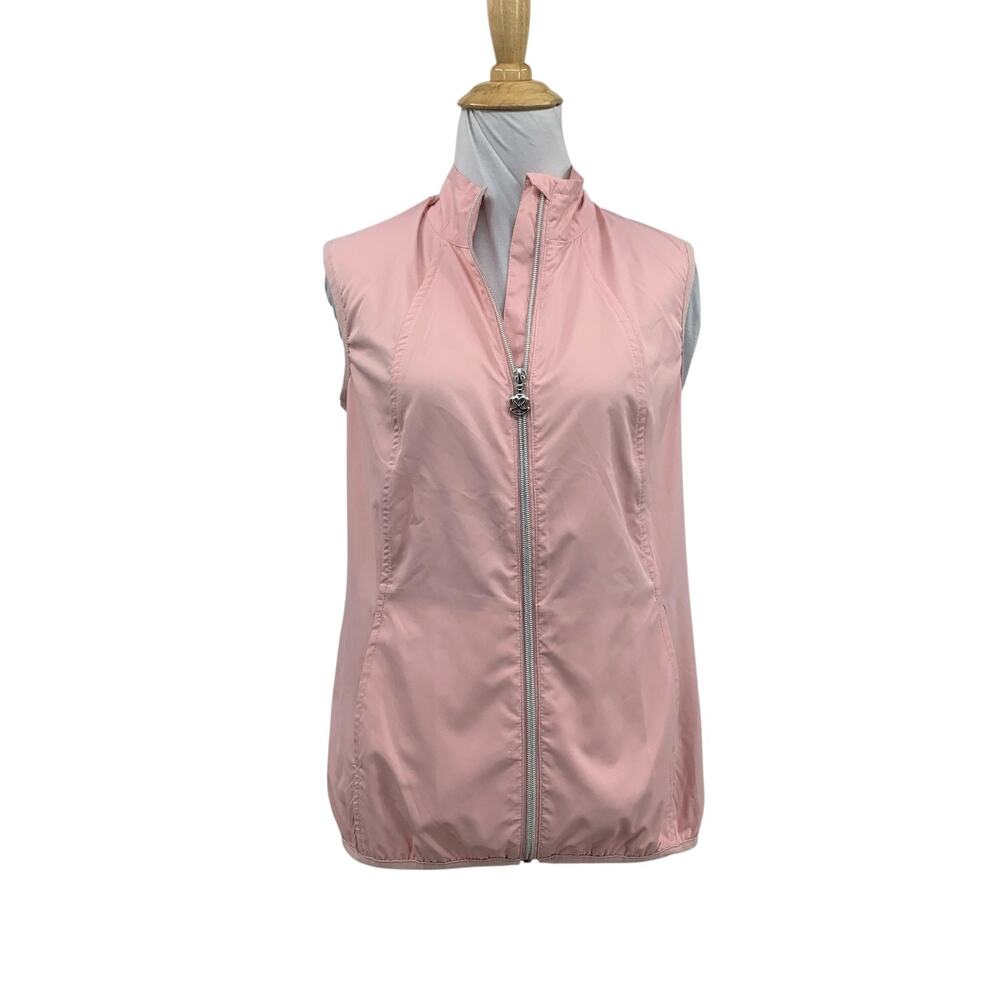 Daily Sports Vest Womens S Small Bellini Lightweight Sleeveless Full Zip Golf